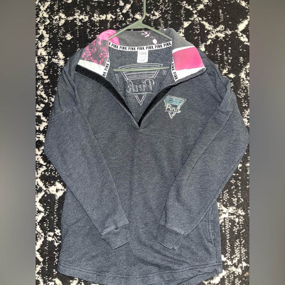 Pink Victoria's Secret Quarter-Zip Pullover Bundle